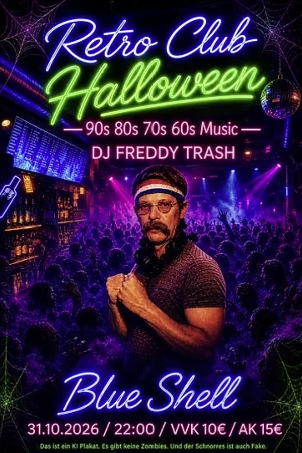 Event-Bild: H A L L O W E E N - RETRO CLUB