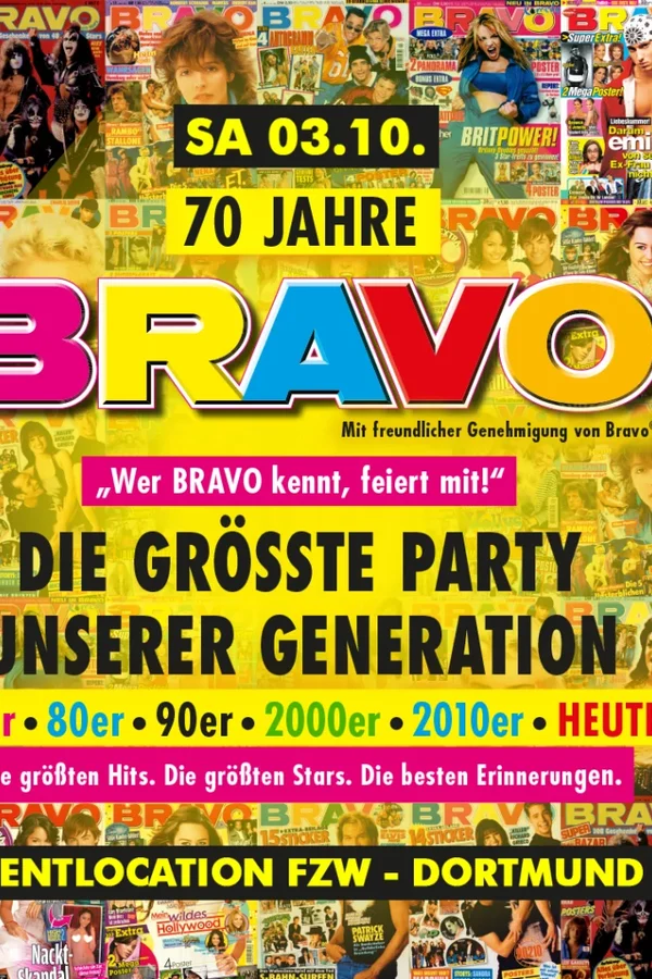 Event-Bild: 70 Jahre BRAVO – Die grösste PARTY UNSERER GENERATION