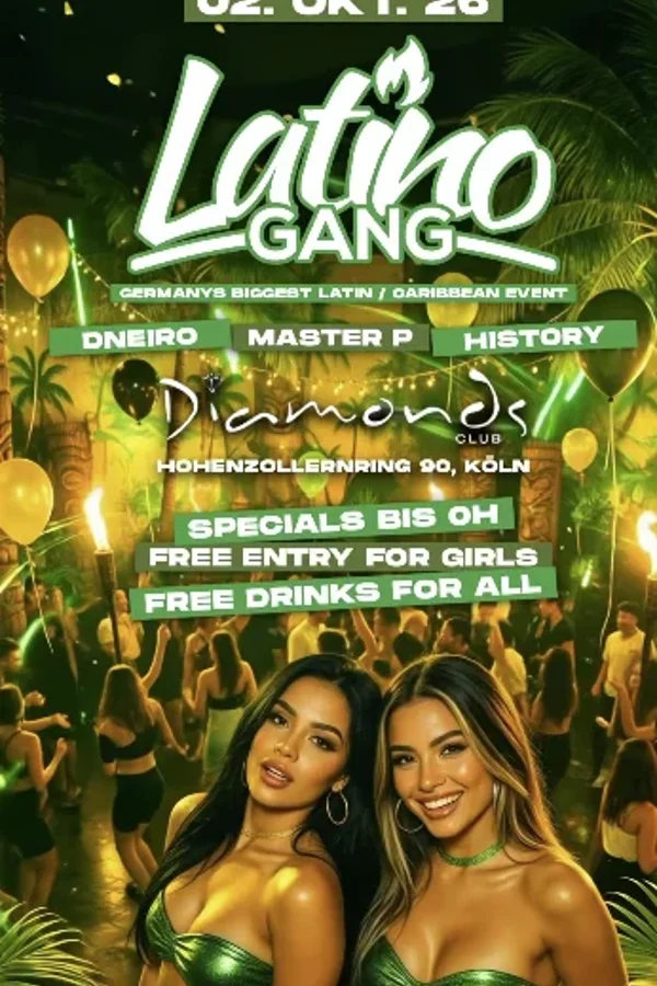 Event: LATINOGANG KÖLN – WE’RE BACK Event-Bild: LATINOGANG KÖLN – WE’RE BACK
