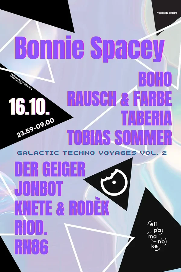 Event image: Galactic Techno Voyages Vol. 2