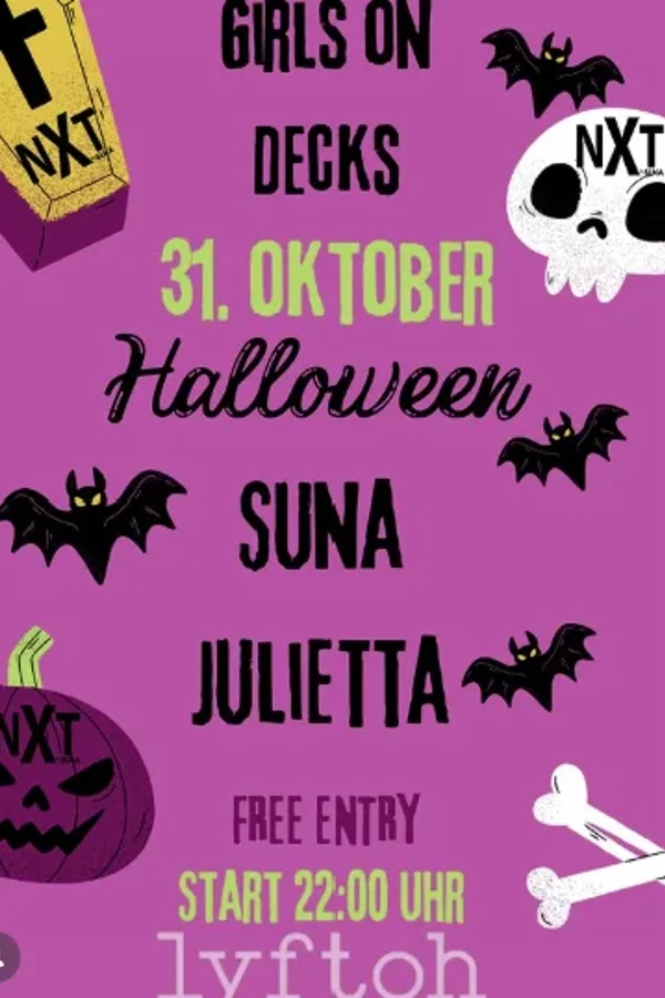 Event-Bild: GIRLS ON DECKS – HALLOWEEN EDITION