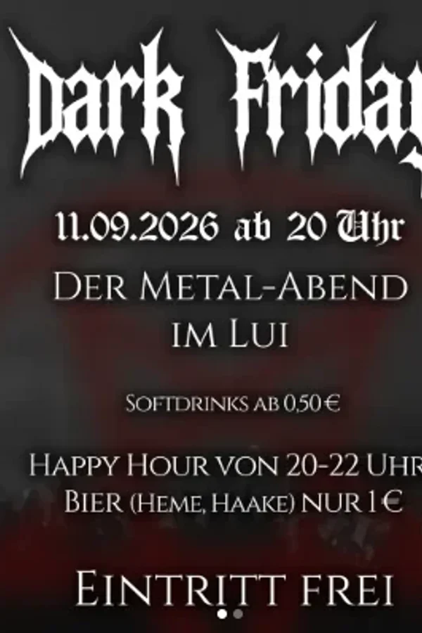 Event: Dark Friday Event-Bild: Dark Friday