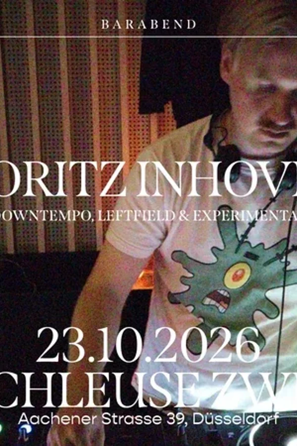 Event: Barabend mit DJ-Set – Moritz Inhoven Event image: Barabend mit DJ-Set – Moritz Inhoven