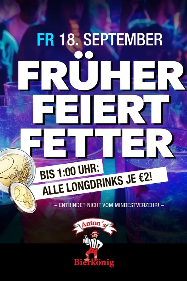 Event image: FRÜHER FEIERT FETTER