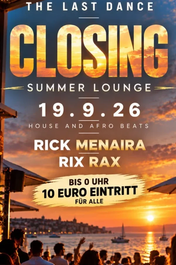 Event-Bild: The Last Dance - Closing Summer Lounge
