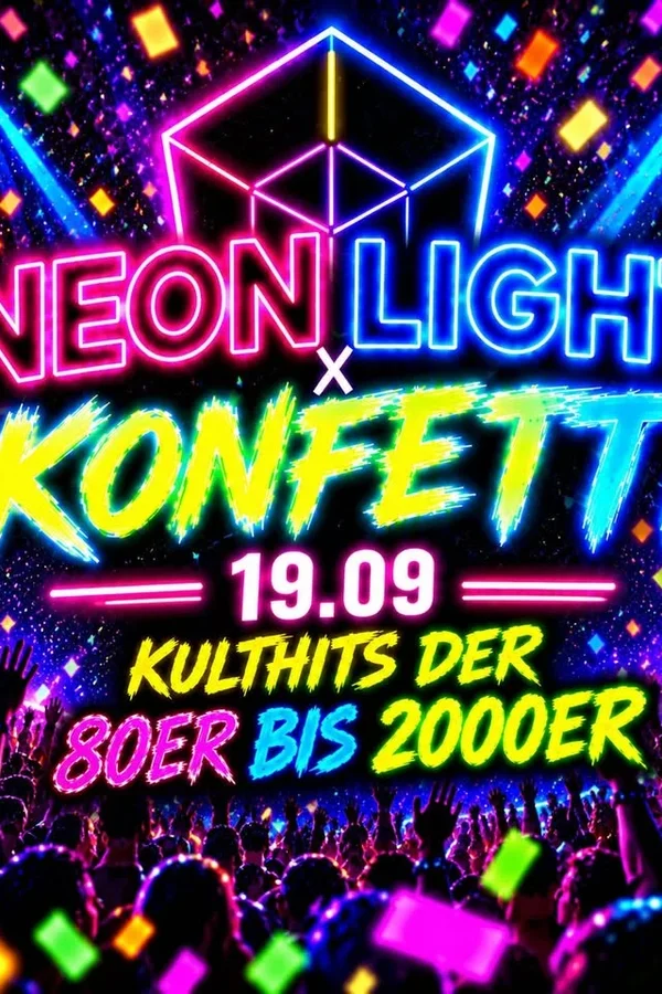 Event: NEON LIGHTS x KONFETTI Event image: NEON LIGHTS x KONFETTI