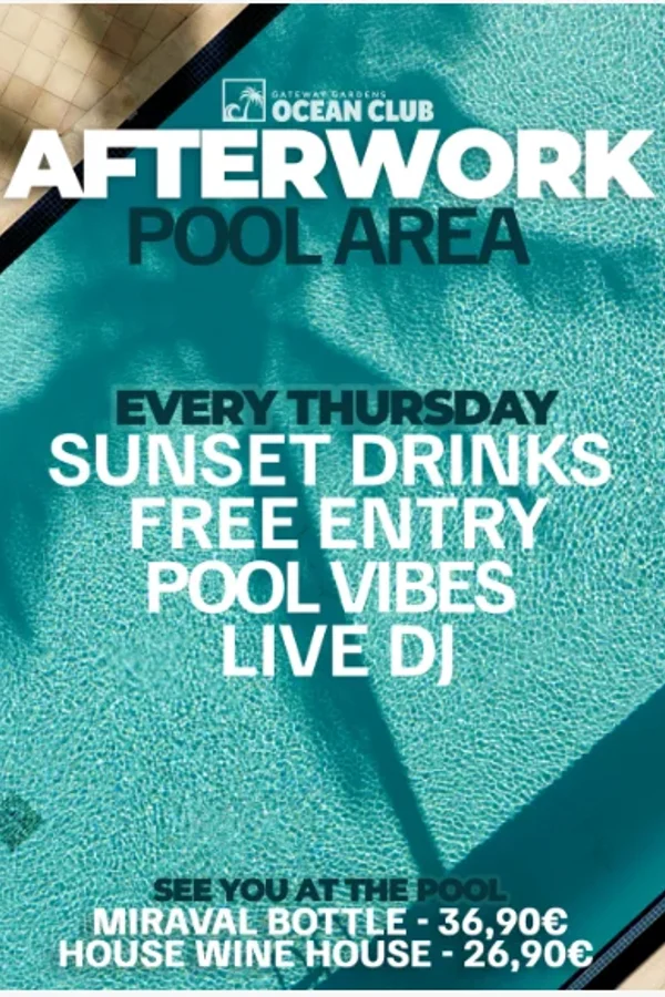 Event: Afterwork Pool Area Event-Bild: Afterwork Pool Area