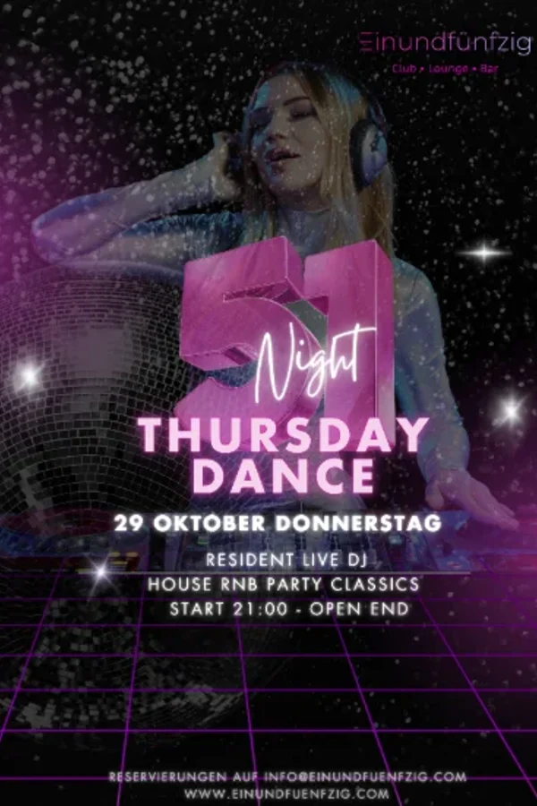 Event-Bild: 51 Thursday Dance Night