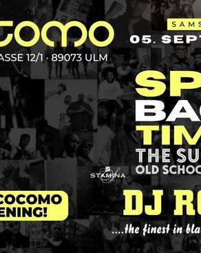 Event-Bild: SPIN BACK TIMES | OLD SCHOOL - Cocomo Season Opening