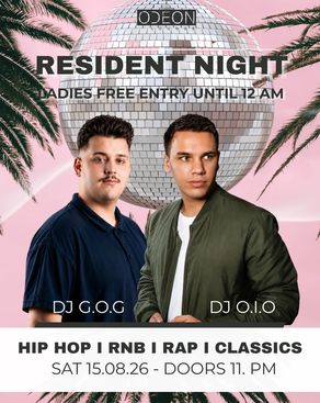 Event: ODEON SATURDAYS W/ DJ G.O.G & DJ OIO Event-Bild: ODEON SATURDAYS W/ DJ G.O.G & DJ OIO