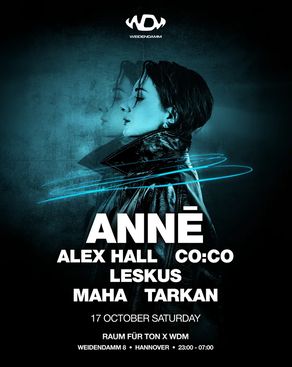 Event-Bild: WDM x Raum für Ton: ANNĒ, Alex Hall, co:co, Leskus, MAHA, Tarkan