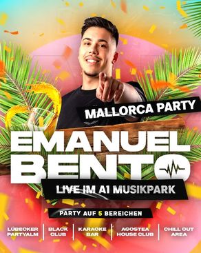 Event-Bild: MALLORCA PARTY MIT EMANUEL BENTO (16+)