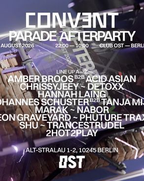 Event: Convent - Parade After Party Event-Bild: Convent - Parade After Party