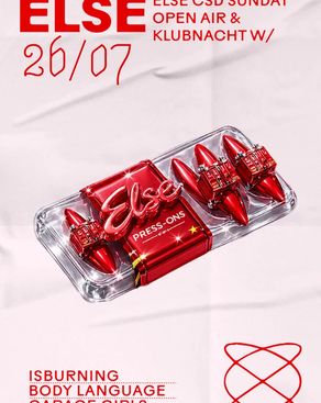 Event image: Else x IsBurning x Body Language x Garage Girls