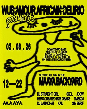 Event image: WUB, Amour Africain & Delírio present: