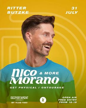 Event-Bild: Deeportament Community w/ Nico Morano (Open Air & Indoor)