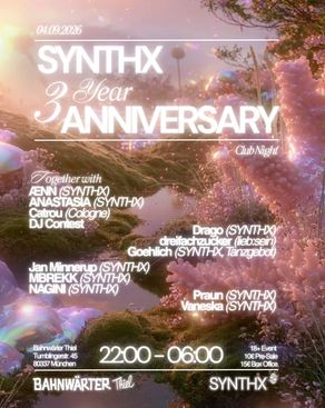 Event image: SYNTHX 3 Year Anniversary
