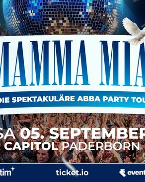 Event image: GIMME GIMME PARTY! – DIE GROSSE ABBA & MAMMA MIA MITSINGPARTY IN PADERBORN