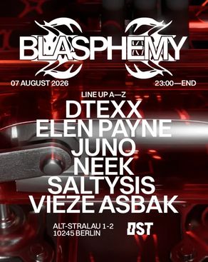 Event-Bild: Blasphemy w. Vieze Asbak, Neek, SaltySis, Elen Payne
