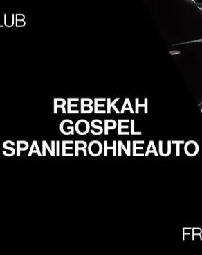 Event: REBEKAH, GOSPEL, SPANIEROHNEAUTO Event-Bild: REBEKAH, GOSPEL, SPANIEROHNEAUTO
