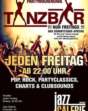 Event: TanzBar • Der Start ins Partywochenende Event-Bild: TanzBar • Der Start ins Partywochenende