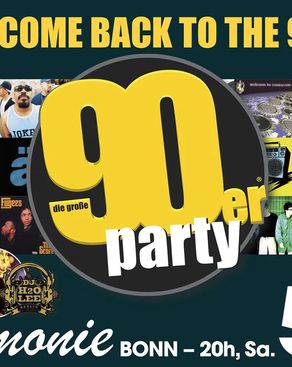 Event-Bild: WELCOME BACK TO THE 90s – „Die große 90er PARTY mit DJ H2O-LEE“