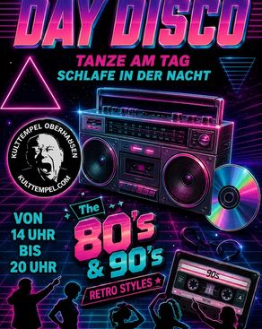 Event-Bild: DAY DISCO - Tanze am Tag! Schlafe in der Nacht!