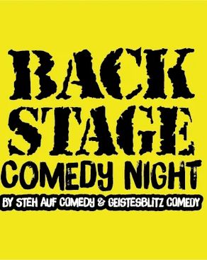 Event image: BACKSTAGE COMEDY NIGHT | 03.09.26