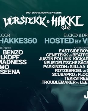 Event: HAKKE360 AFTER x VERSTEKK XXL Event-Bild: HAKKE360 AFTER x VERSTEKK XXL