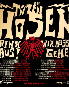Event-Bild: Die Toten Hosen - Trink aus! Wir müssen gehen - Tour 2026