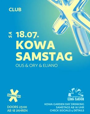 Event: KOWA SAMSTAG Event image: KOWA SAMSTAG