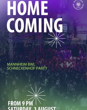 Event-Bild: 2026 Homecoming - Mannheim BWL Schneckenhofparty