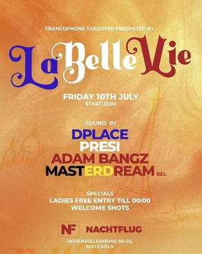 Event: FRANCOPHONE TAKEOVER PRESENTED BY LABELLEVIE Event image: FRANCOPHONE TAKEOVER PRESENTED BY LABELLEVIE