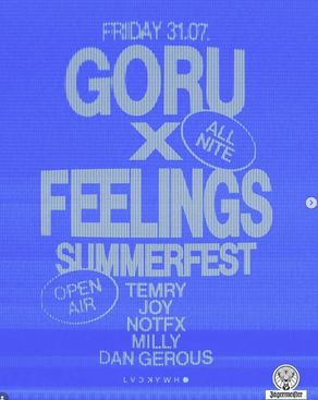 Event-Bild: GORU x FEELINGS