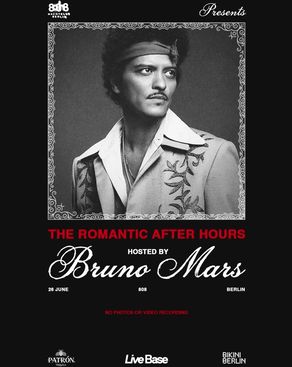 Event-Bild: THE ROMANTIC AFTER HOURS hosted by Bruno Mars