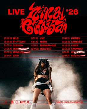 Event: Nina Chuba - Sommershows 2026 Event image: Nina Chuba - Sommershows 2026