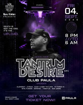 Event-Bild: BASS/CULTURE pres. Tantrum Desire