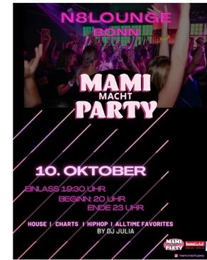Event image: Mami macht Party - Bonns erste und einzige Clubnacht nur für Frauen