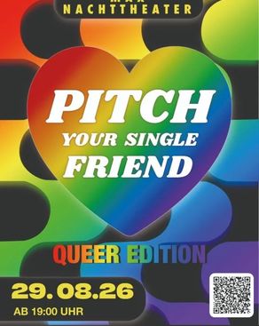 Event: Pitch Your Single Friend - Queer Edition Event image: Pitch Your Single Friend - Queer Edition