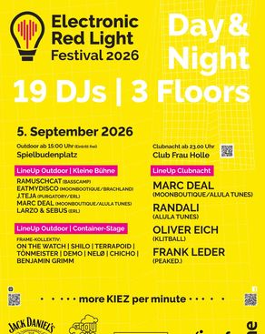 Event: 'Electronic Redlight Festival' Open Air & Indoor Event-Bild: 'Electronic Redlight Festival' Open Air & Indoor