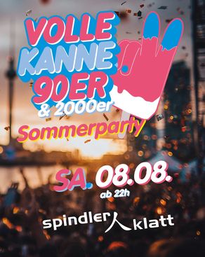 Event image: Volle Kanne 90er & 2000er – Sommerparty