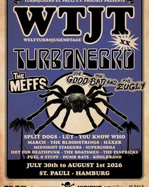 Event-Bild: WELTTURBOJUGENDTAGE XX SPLIT DOGS, LÜT, THE BLOODSTRINGS