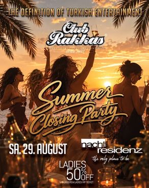 Event-Bild: Die große Sommer Closing Party bei RAKKAS! ☀️🔥