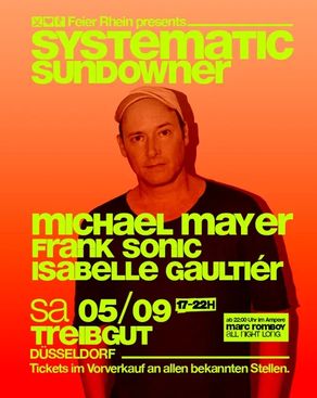 Event-Bild: Feier Rhein presents Systematic Sundowner