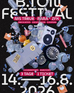 Event image: B.Ton Festival – MS Treue × p.ara × NEU:BAU