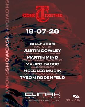 Event image: COME Together x CLIMAX INSTITUTES
