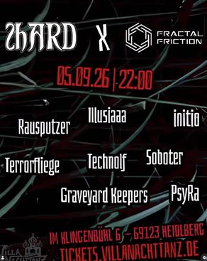 Event image: 2.h.a.r.d x fractalfriction