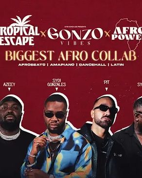 Event: Tropical Escape x Gonzo Vibes x Afro Power Event-Bild: Tropical Escape x Gonzo Vibes x Afro Power
