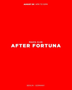 Event image: AFTER FORTUNA x Maaya