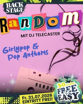 Event image: RANDOM mit DJ TELECASTER | Free&Easy 2026